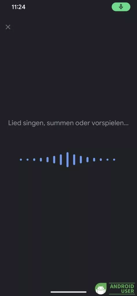 Du summst das Lied, Musikerkennung Google