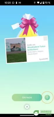 Erhalte tolle Geschenke von Freunden aus Pokémon Go