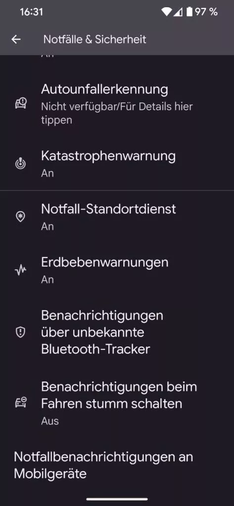 Trackerwarnungen wieder vorhanden