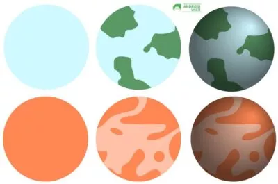 Mit ein wenig Grafikdesign hat man sich schnell einige Planetengrafiken für sein Spiel selbst erstellt.