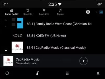 TuneIn Radio Android Auto Apps