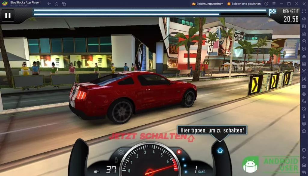 Bluestacks Android Emulator, mit dem du auf Windows Android Spiele zocken kannst