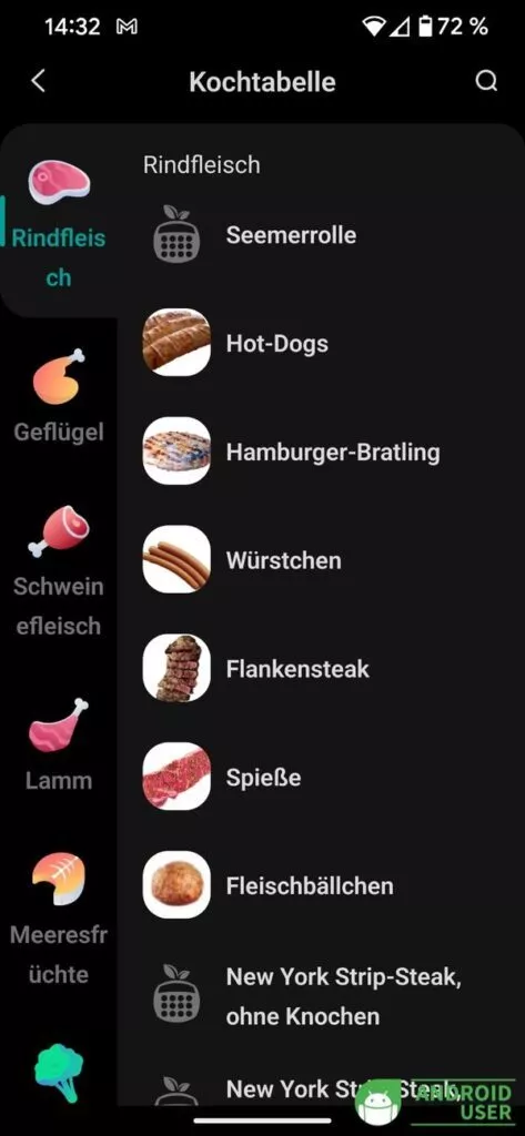 Rezepte in der VeSync App