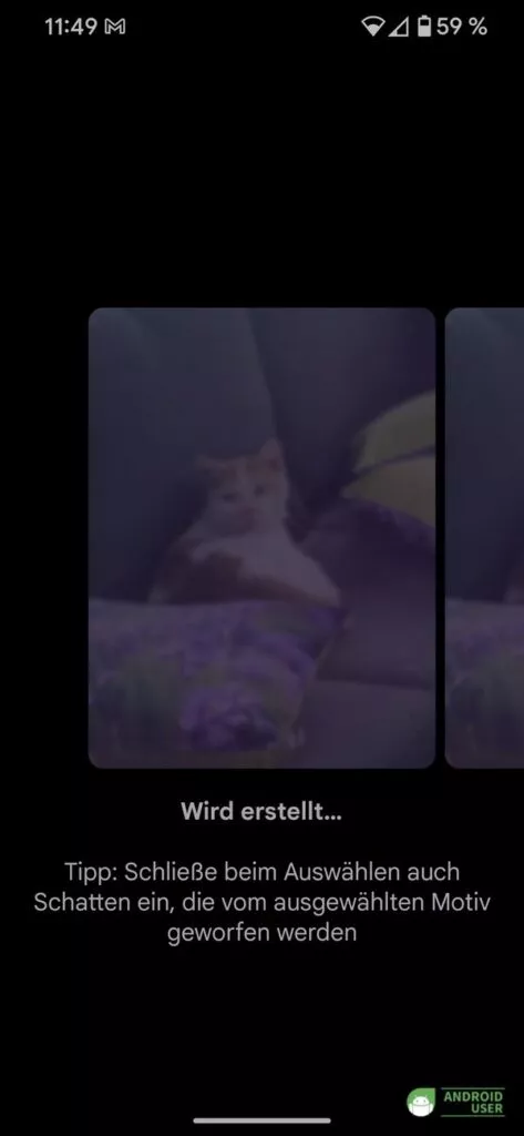Die Bearbeitung mit dem Magic Editor beginnt