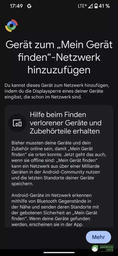Gerät hinzufügen, indem du die Displaysperre eingibst