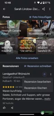 Google Rezensionen einsehen
