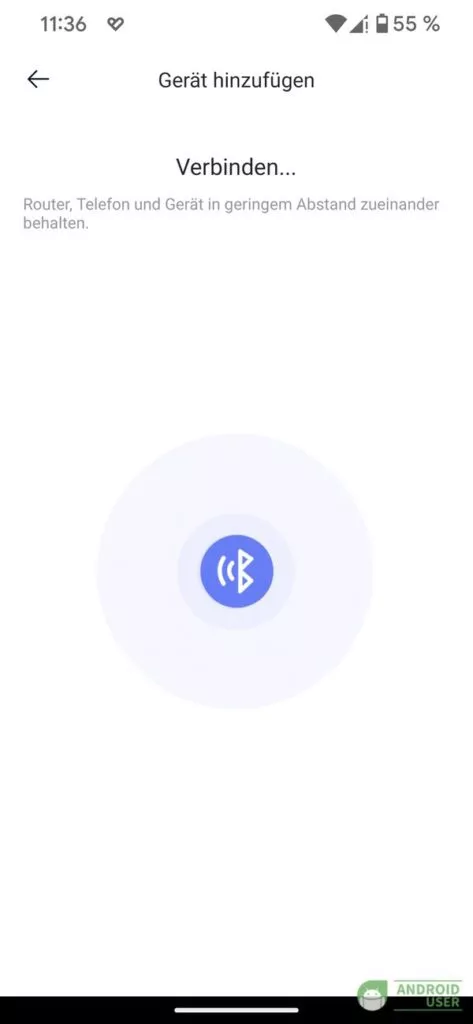Verbindung des Saugwischer mit der Tineco App