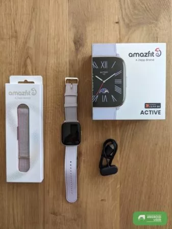 Lieferumfang der Amazfit Active Smartwatch