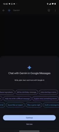 Gemini in Messages