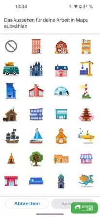Symbol für Adresse ändern