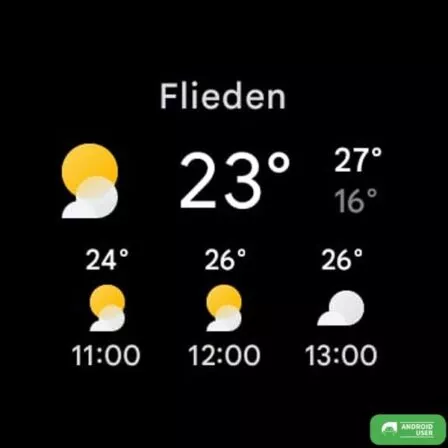 Pixel Watch Wetter Kachel neu