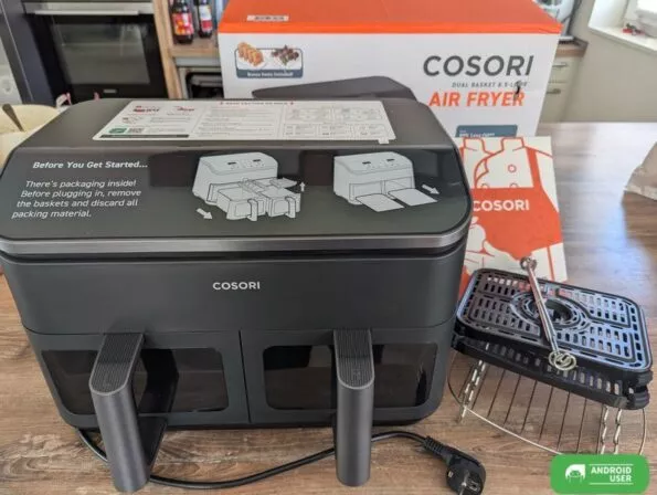 COSORI Dual Blaze Air Fryer Lieferumfang
