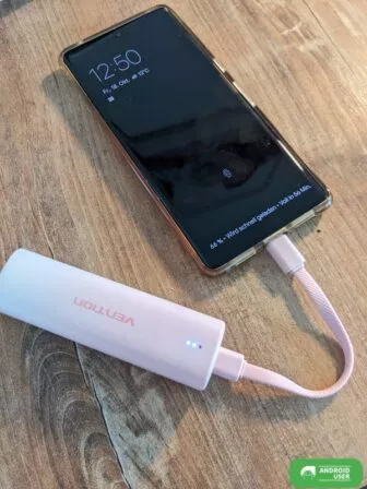 Smartphone aufladen mit der Vention Powerbank