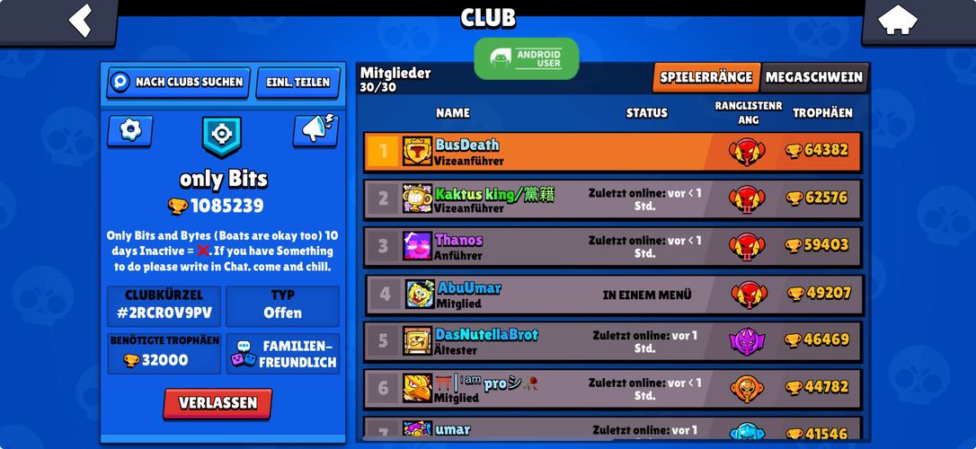 Brawl Stars Clubs