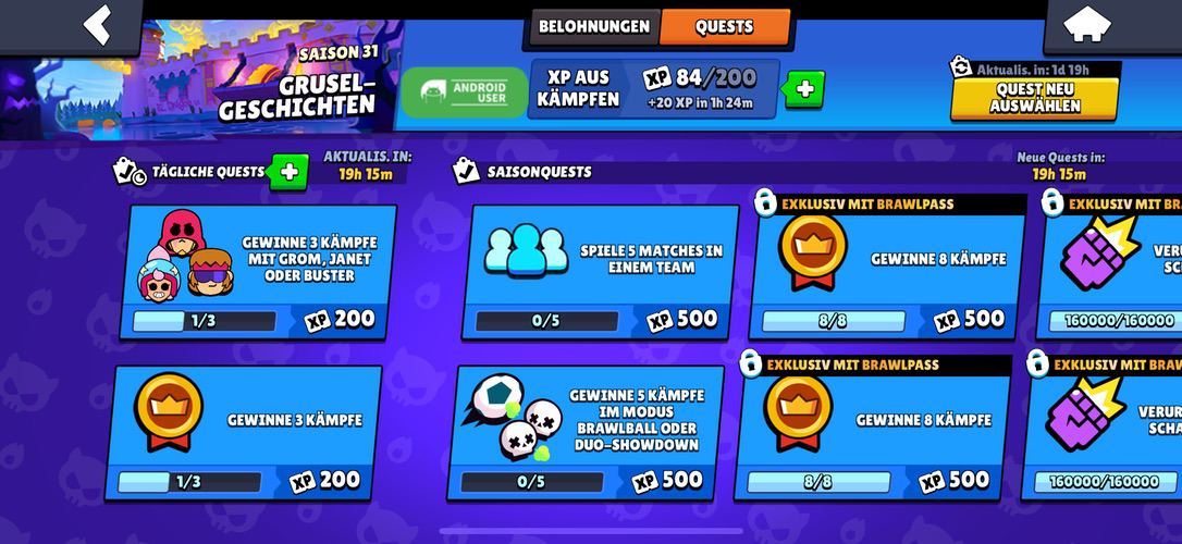 Brawl Stars Quests