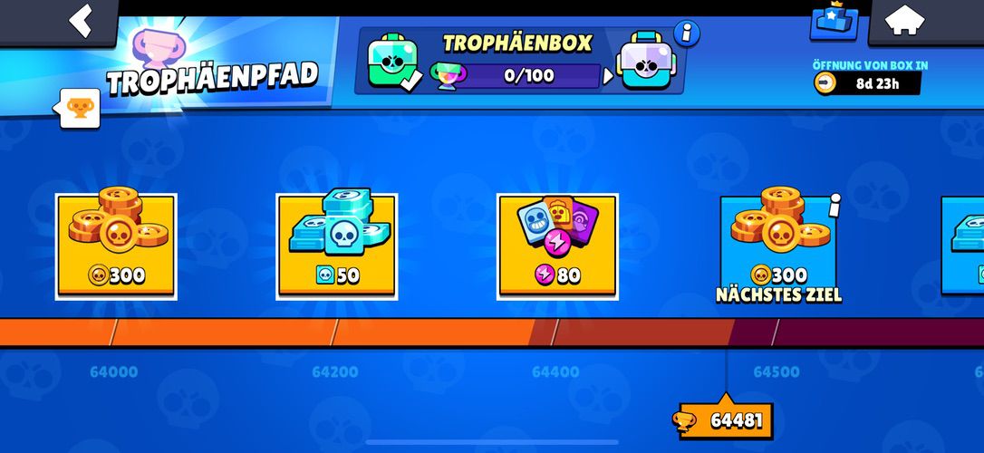 Der Brawl Stars Trophäenpfad