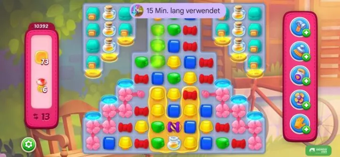 Ab 15 Minuten folgt eine Erinnerung, um dem Doomscrolling entgegenzuwirken