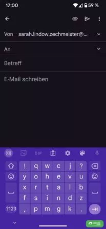 Sonderzeichen über Tastatur ClearFlow Layout