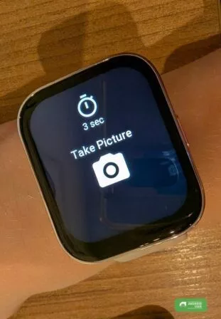 Die Kamera App als Fernauslöser auf der Amazfit Smartwatch