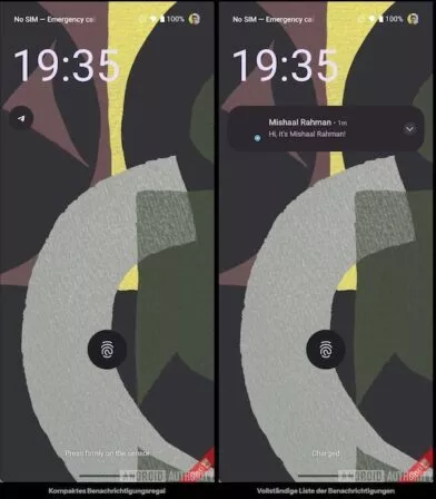 Neue Benachrichtigungen in Android 16