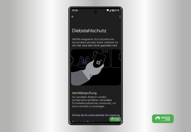 Identitätsprüfung Android