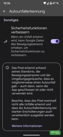 So erkennt das Pixel einen Autounfall