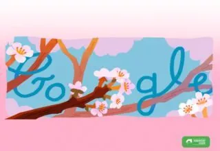 Die Kirschblüte hat begonnen und wird mit einem Google Doodle gefeiert