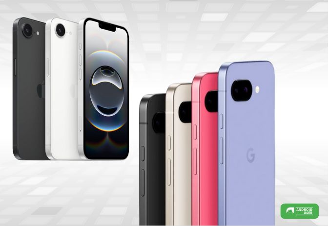 Google Pixel 9a vs. iPhone 16e