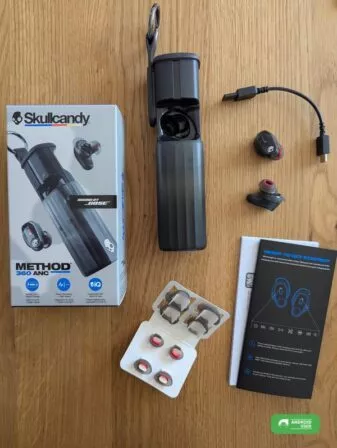 Lieferumfang der In Ear Kopfhörer Skullcandy Method 360