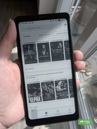 eBook Reader Palma 2 mit Sonneneinstrahlung