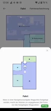 Bild erstellen in der Narwal Freo App