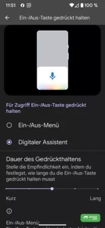 ChatGPT über den Power-Button öffnen