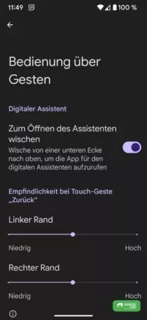 ChatGPT per Wischgeste öffnen