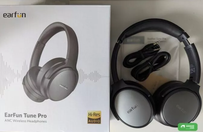 Die Over Ear Kopfhörer EarFun Tune Pro Unboxing