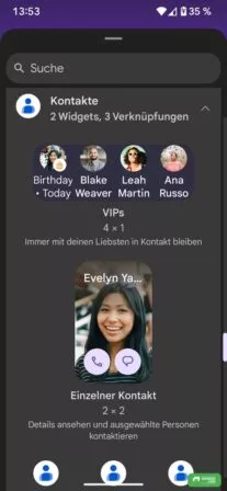 Die bevorzugten Kontakte wurden zu Pixel VIPs