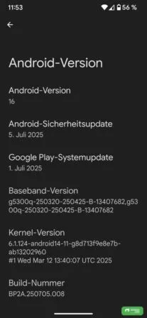 Google Play System Update Juli 2025