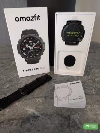 Unboxing der Amazfit T-Rex 3 Pro Sportuhr