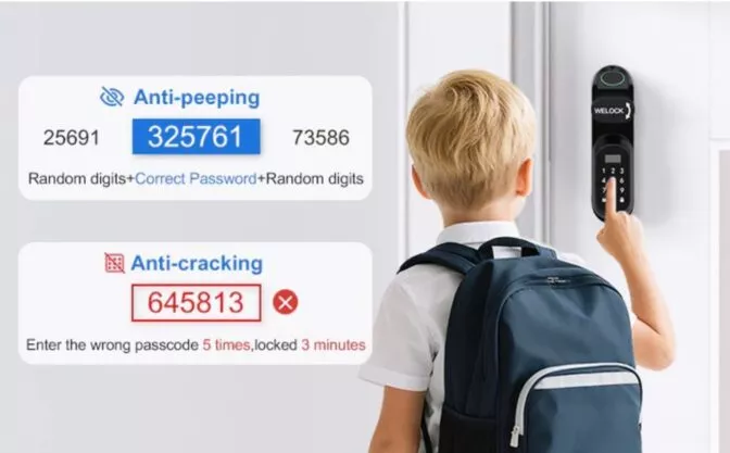 Anti Peep Funktion beim WELOCK U81