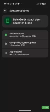 Sicherheitsupdate Situation auf dem Pixel 10 Pro XL