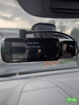 Formatieren der Speicherkarte in der Vantrue N5S Dashcam