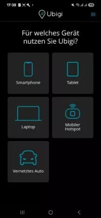 Ubigi eSIM Android App