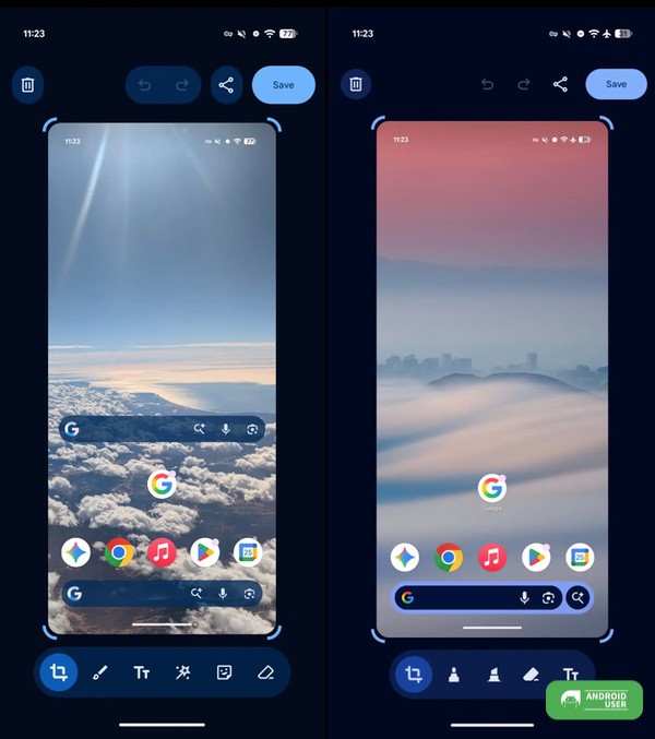 Pixel Studio Alte gegen neue Ansicht