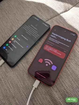 Pixel 10a Einrichtung, Übertragung der Daten