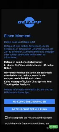 Start der DefApp