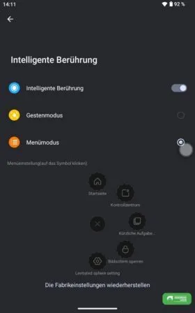 Ein schwebender Button macht das Ulefone RugKing Pad 2 Pro fit für die intelligente Berührung