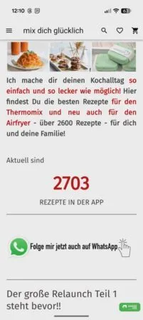 Mix dich glücklich mit vielen Rezepten in der App