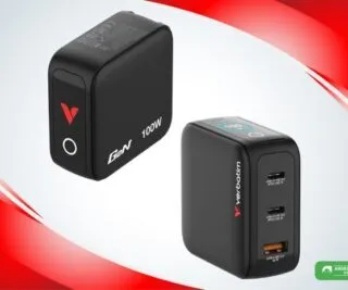 Verbatim Mini GaN Charger 100 W mit Display Ladegerät Beitragsbild