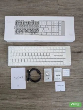 Lofree Flow 2 Tastatur Lieferumfang