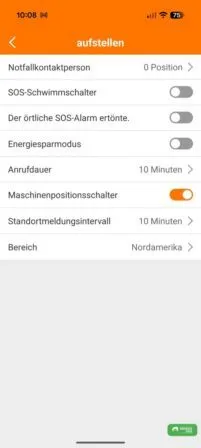 Verschiedene Funktionen für das Walkie Talkie