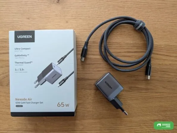 Unboxing des UGREEN Nexode Air 65W GaN Fast Charger